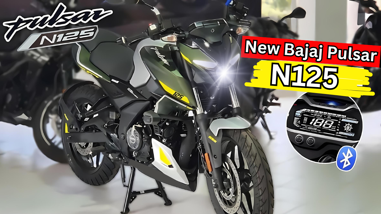 You will start talking to the air, you will walk with the new Bajaj Pulsar N125, 125cc and top speed.